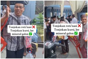 Beda dari nikahan biasa, hajatan di Cirebon ini suvenirnya kursi plastik, 5 potretnya bikin ngakak