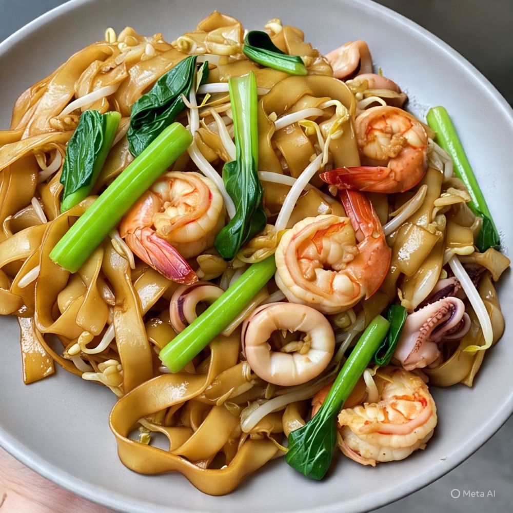 7 Resep kwetiau goreng seafood ala restoran Chinese Food, praktis dan bikin nagih