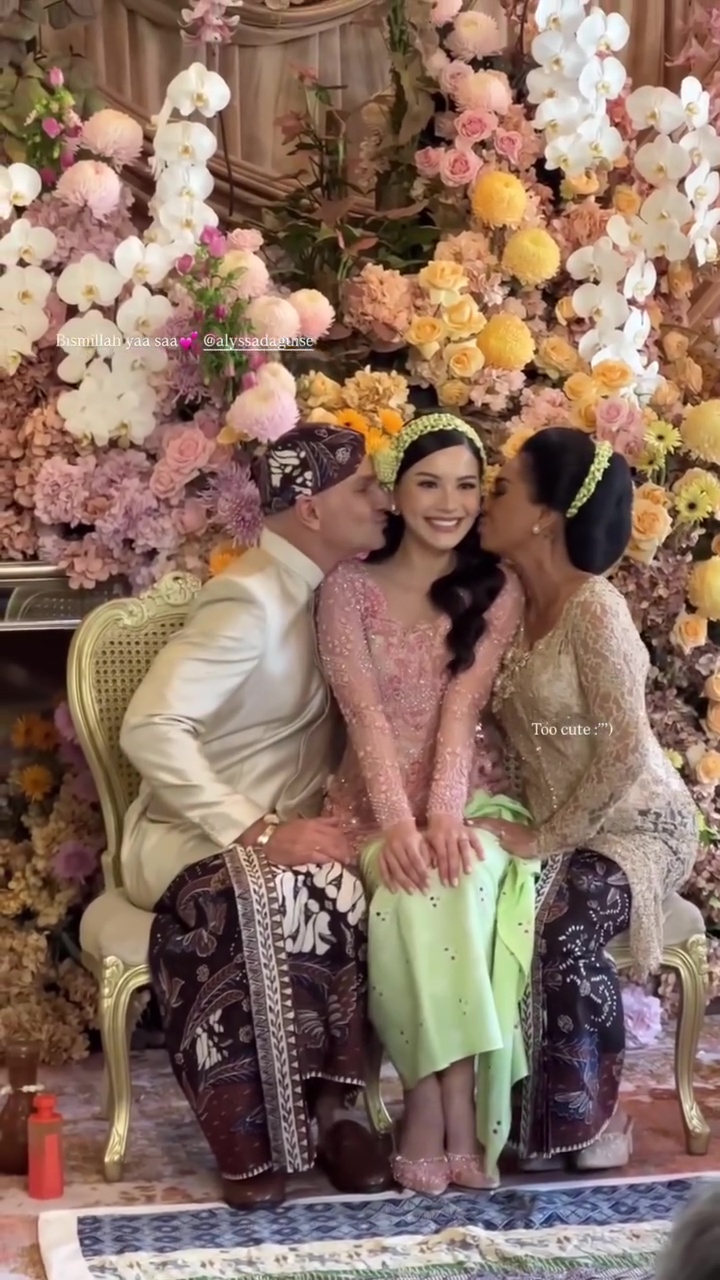 9 Detail makeup Alyssa Daguise saat pengajian hingga siraman, anggun dengan gaya bold dan fresh pink