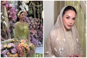 9 Detail makeup Alyssa Daguise saat pengajian hingga siraman, anggun dengan gaya bold dan fresh pink