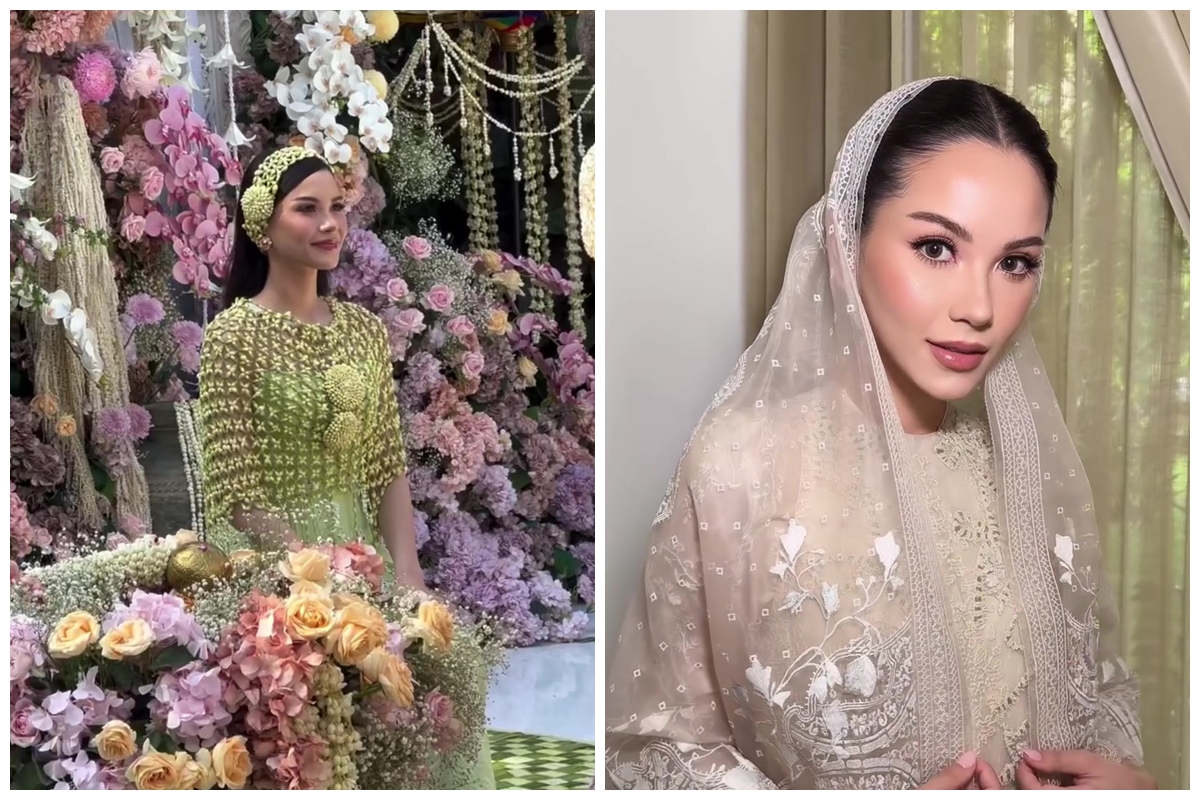 9 Detail makeup Alyssa Daguise saat pengajian hingga siraman, anggun dengan gaya bold dan fresh pink