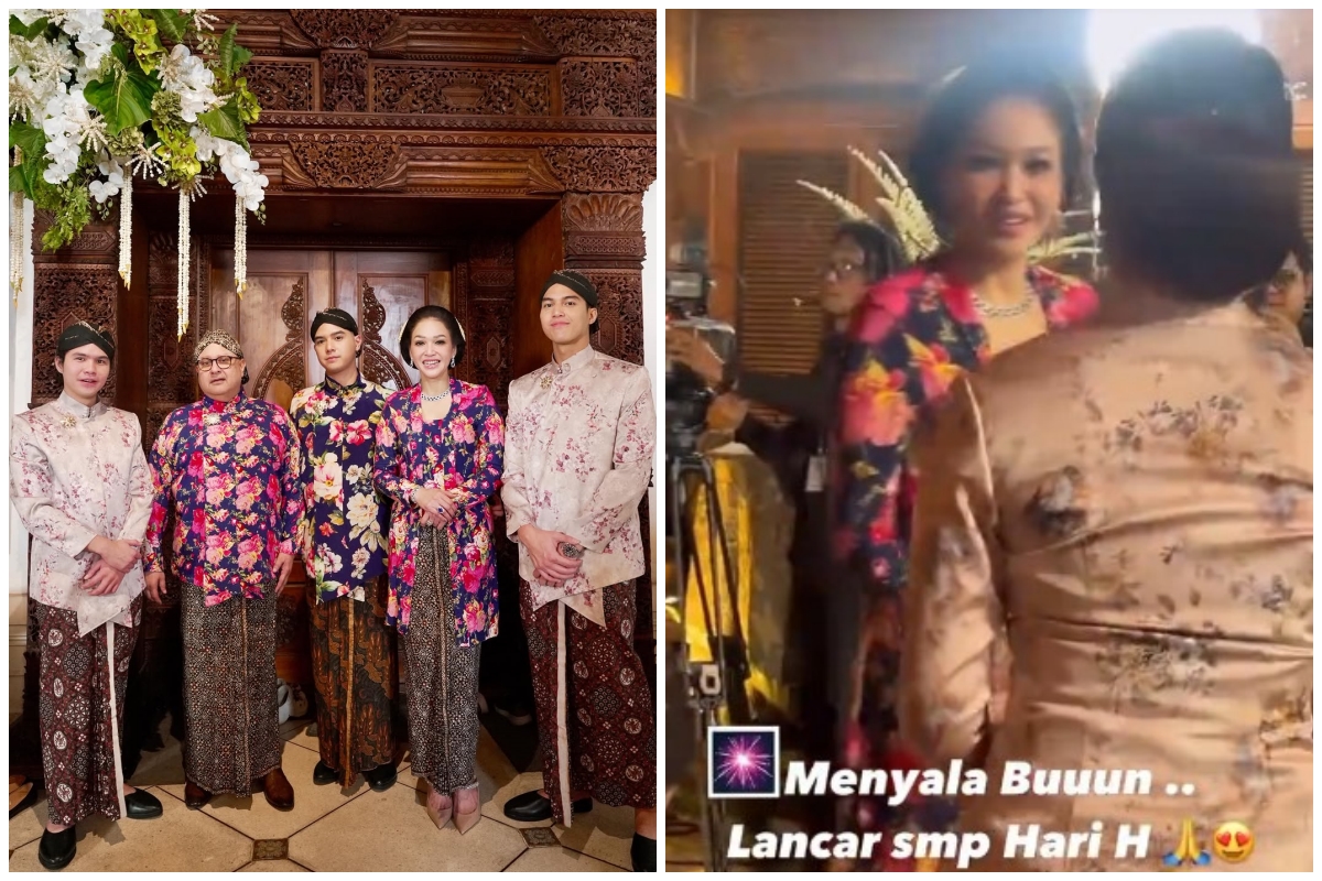 Bertemu di siraman Al, anak Mulan Jameela salim dengan Maia Estianty, reaksi istri Irwan Mussry dipuji