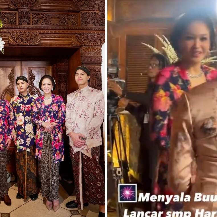 Bertemu di siraman Al, anak Mulan Jameela salim dengan Maia Estianty, reaksi istri Irwan Mussry dipuji