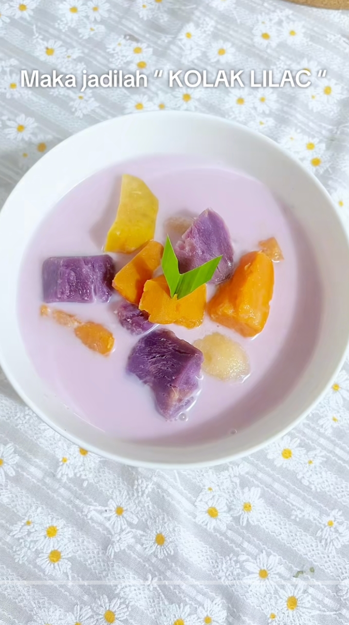 Cara benar masak kolak ubi warna-warni, jangan lakukan ini kalau ogah kuahnya berubah warna