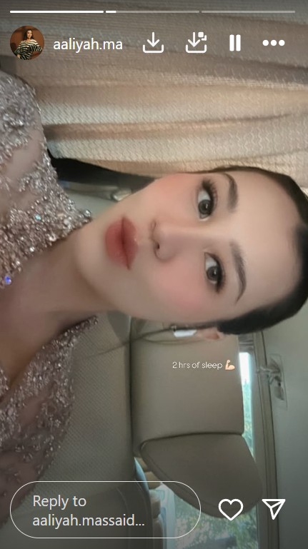 Baru 3 hari pasca lahiran caesar, Aaliyah Massaid sudah hadiri kondangan, potret pesonanya tuai pujian