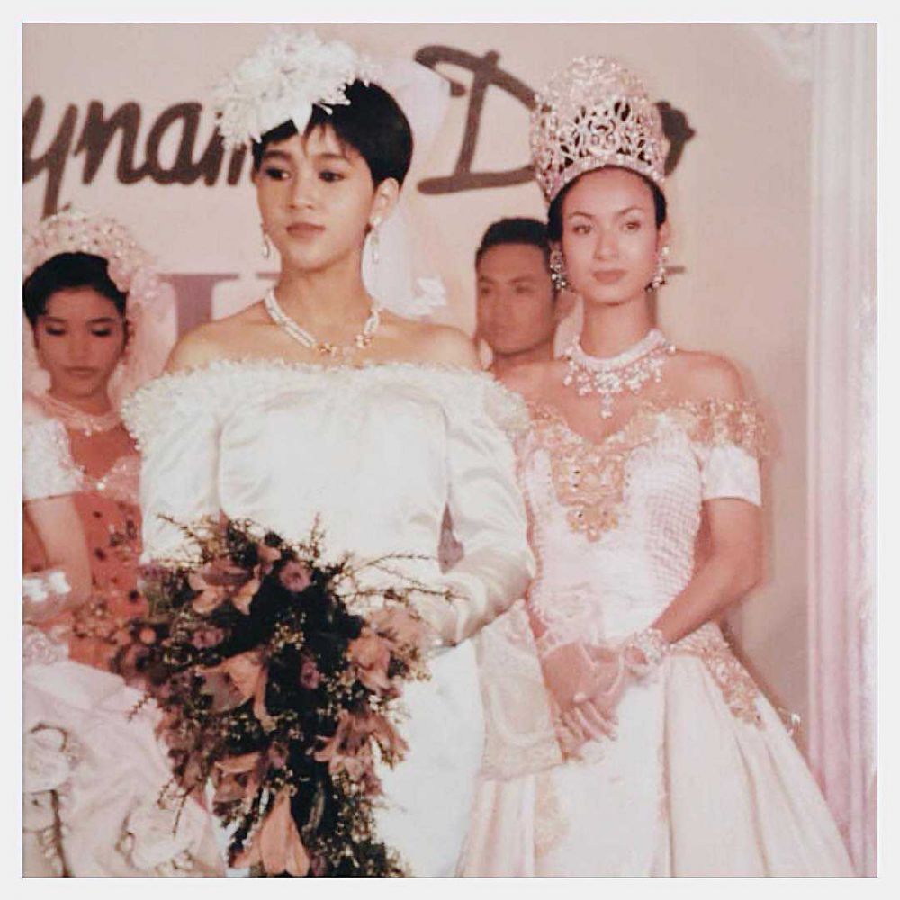 Pesona muda Maia Estianty mirip Al Ghazali, 9 potret ini buktinya plek ketiplek