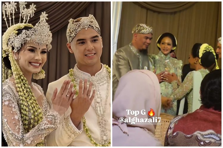 5 Potret Maia Estianty dan Ahmad Dhani antar Al Ghazali ke pelaminan, kesampingkan konflik demi anak