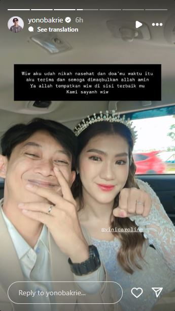 Hanya digelar sederhana di KUA, ini 9 potret akad nikah Yono Bakrie dan Vini Caroline