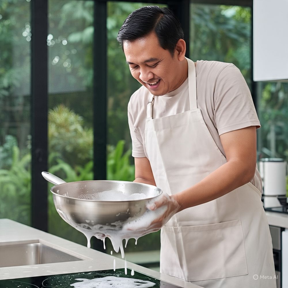 Antilengket dan awet, begini cara merawat wajan stainless steel biar nggak bikin emosi