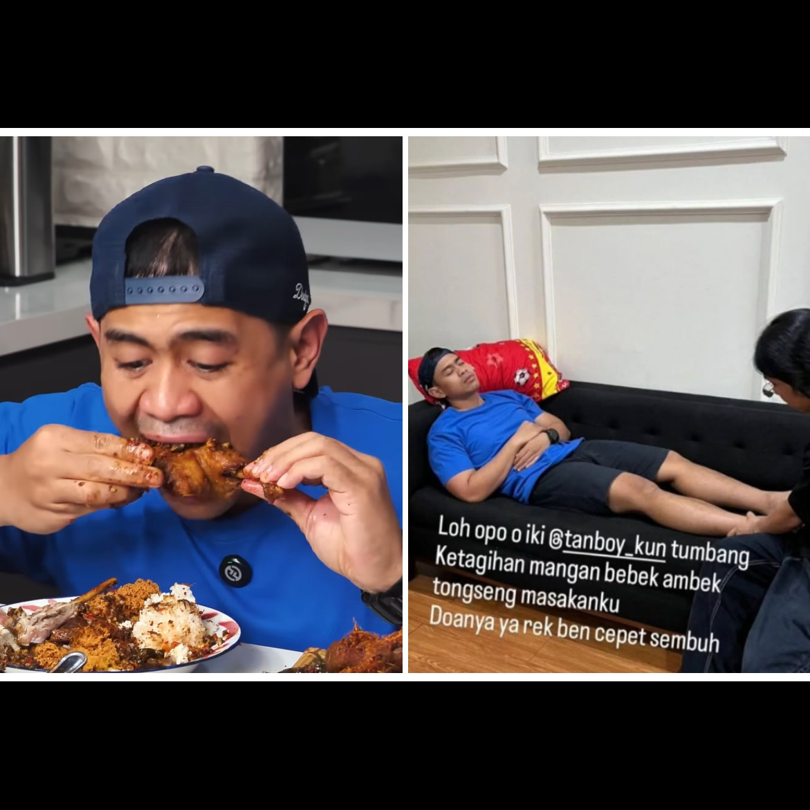 Tanboy Kun tumbang usai mukbang bebek goreng King Abdi, ini yang perlu diwaspadai saat makan-makan