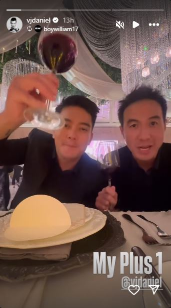 Potret 9 selebriti hadiri intimate dinner party Al Ghazali dan Alyssa Daguise, elegan dengan dresscode