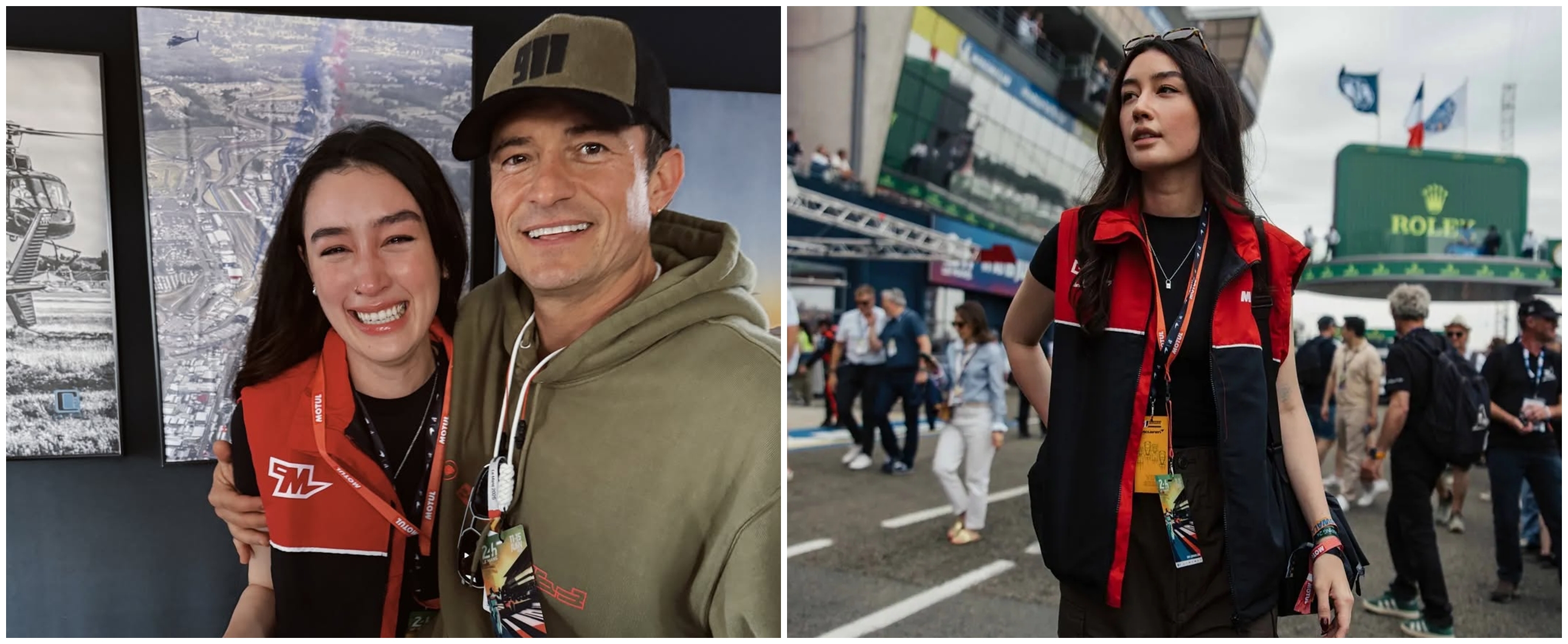 Momen langka Natasha Ryder ketemu Orlando Bloom, menangis karena dirangkul idola, ini 6 potretnya