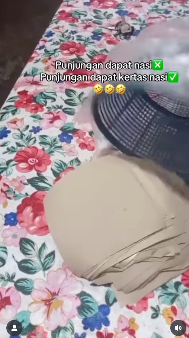 Momen cowok dapat nasi punjungan tapi nasinya ketinggalan, kenali apa itu nasi punjungan khas Jateng