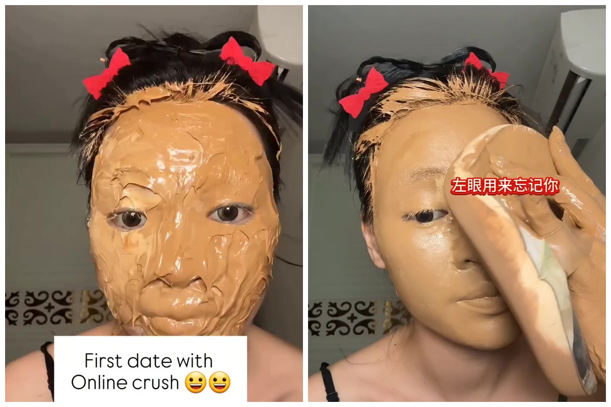 Takaran foundationnya bikin kaget, transformasi cewek dandan bold ini hasilnya di luar ekspektasi