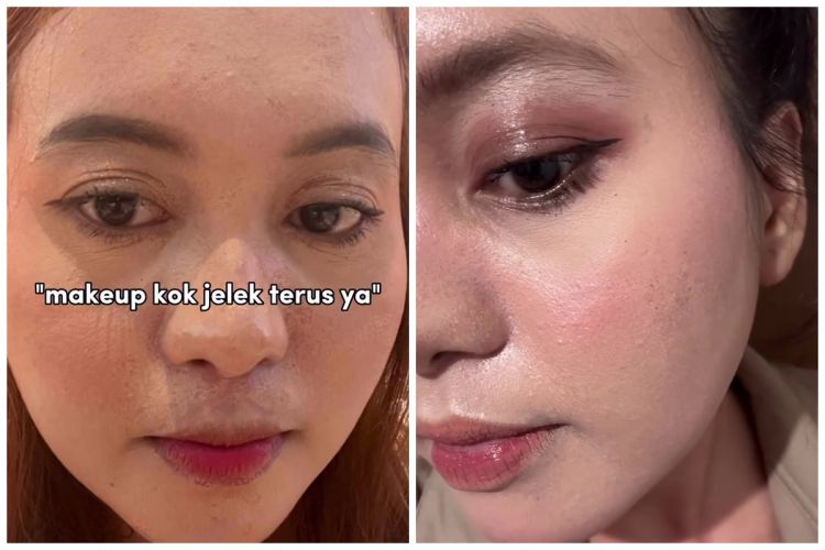 Penasaran makeup selalu luntur dan cakey, cewek ini jelaskan penyebabnya ternyata pada layering produk