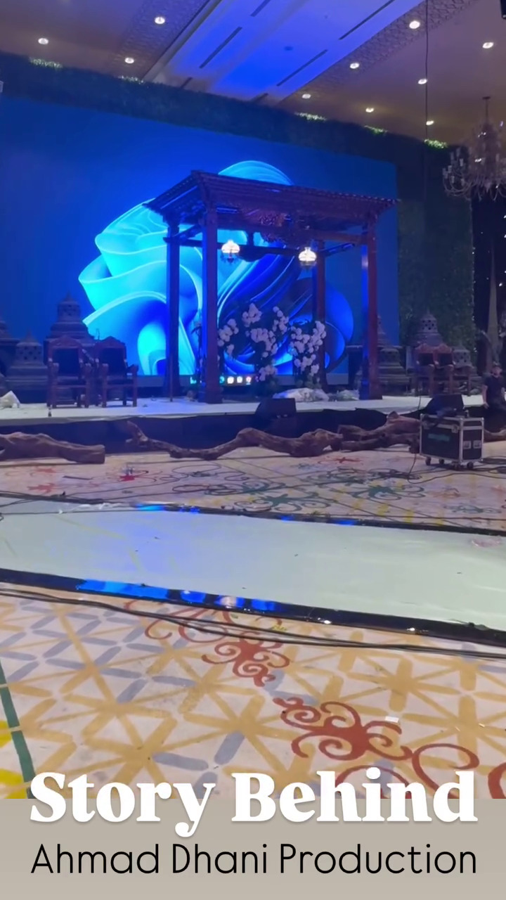 Mulan Jameela spill venue dengan panggung megah acara ngunduh mantu Al Ghazali, intip 7 potretnya 