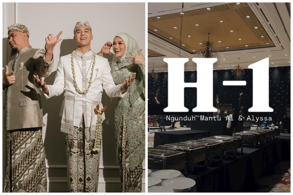 Mulan Jameela spill venue dengan panggung megah acara ngunduh mantu Al Ghazali, intip 7 potretnya 