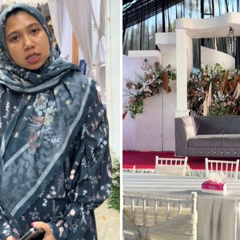Viral pengantin rugi puluhan juta gegara dekor pelaminannya zonk, begini respons pihak WO