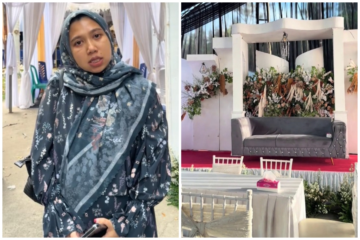 Viral pengantin rugi puluhan juta gegara dekor pelaminannya zonk, begini respons pihak WO