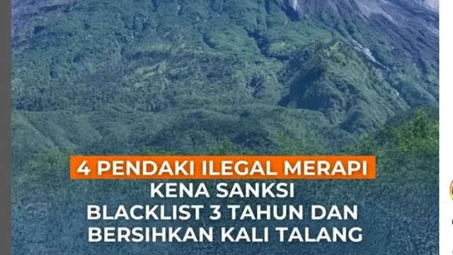 Viral dua pendaki ilegal terciduk di Gunung Merapi, sengaja mendaki karena terinspirasi dari TikTok