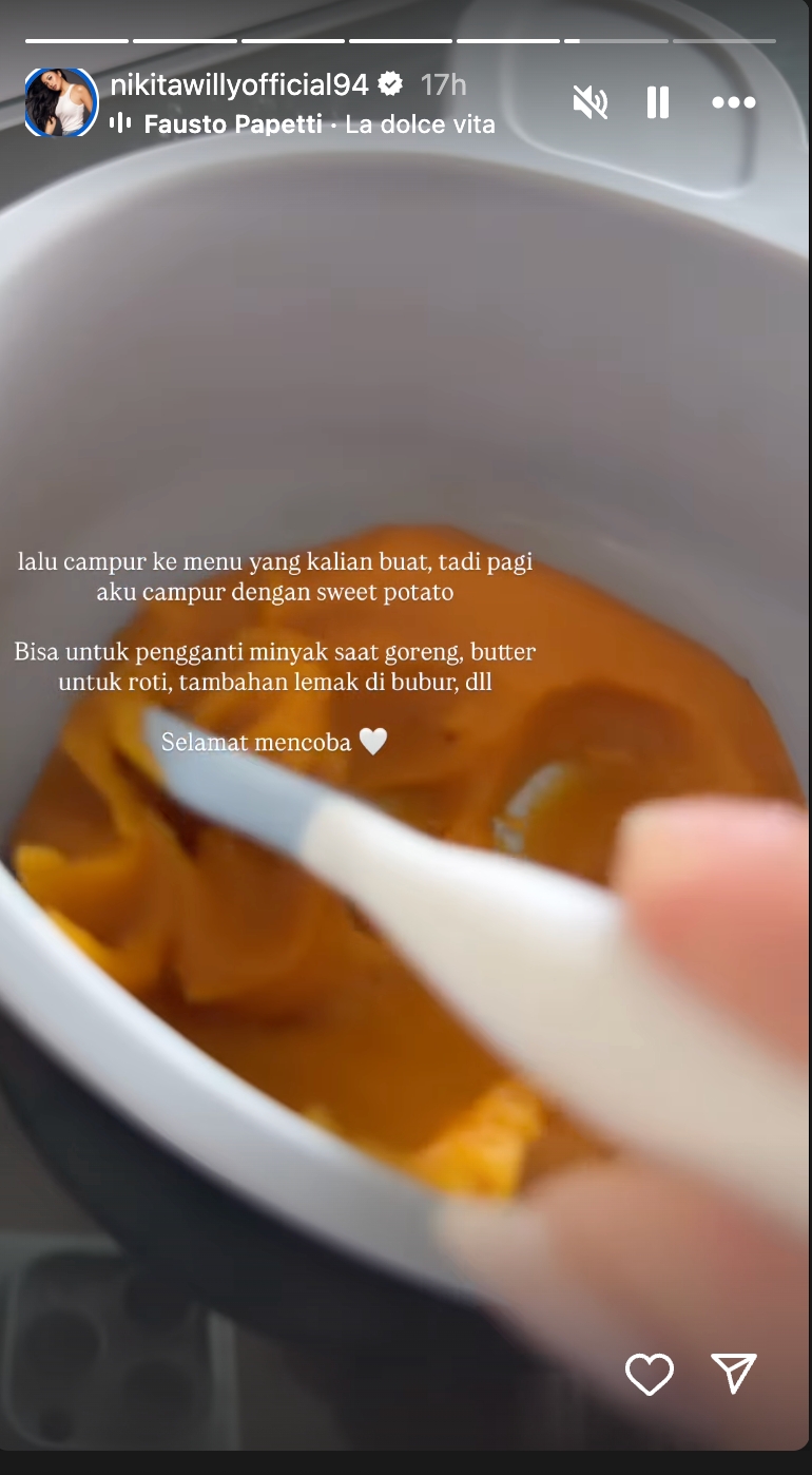 MPASI nggak lagi hambar, coba bone marrow butter favorit Nikita Willy ini