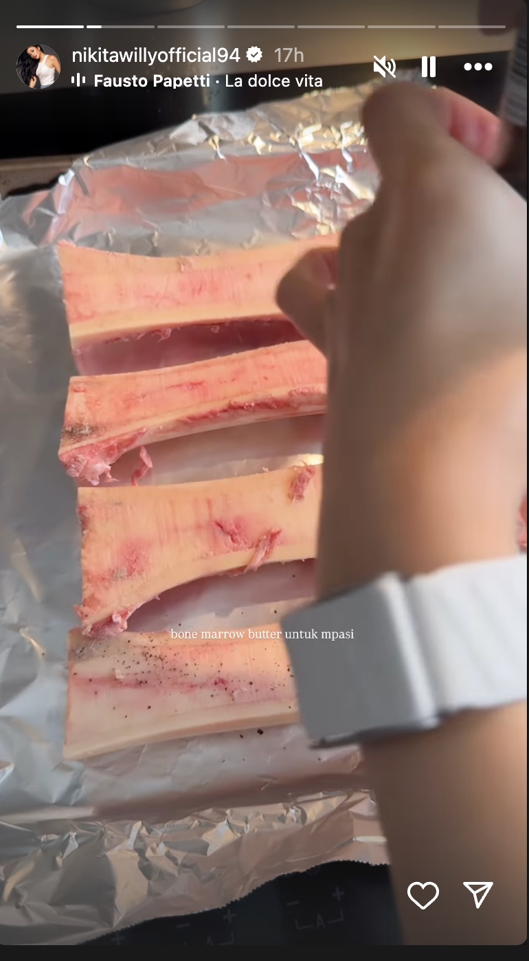 MPASI nggak lagi hambar, coba bone marrow butter favorit Nikita Willy ini