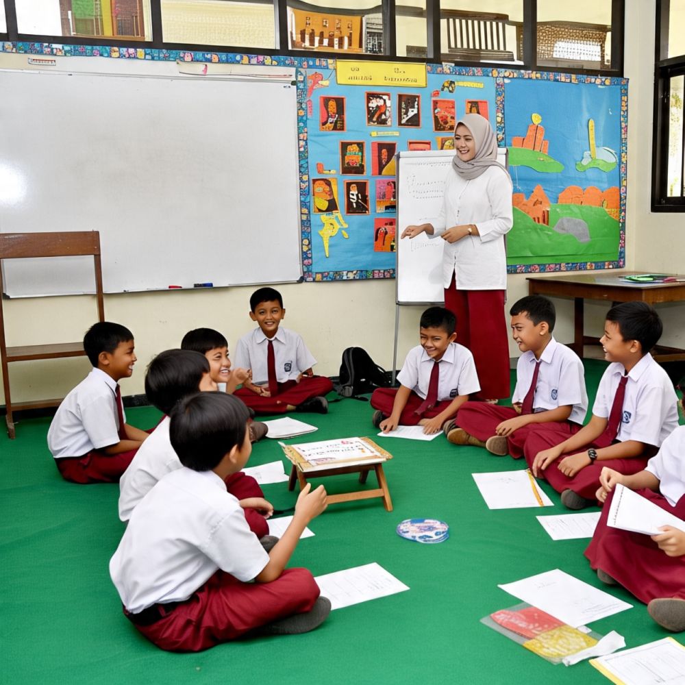 50 Contoh pantun anak SD kelas 2 yang lucu, ceria, dan edukatif