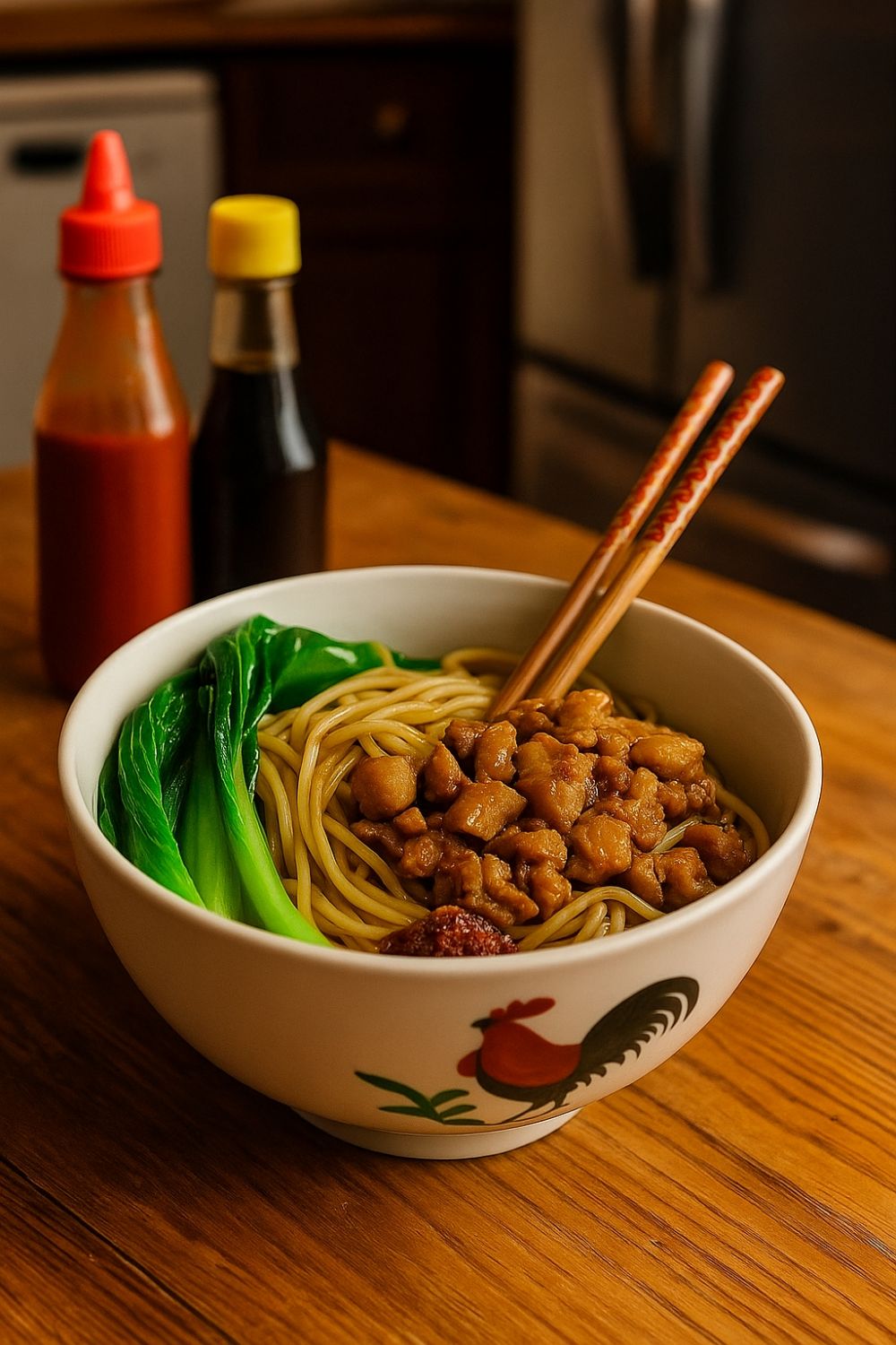 Resep topping ayam pedas manis yang mudah dan lezat, cocok untuk mie ayam rumahan