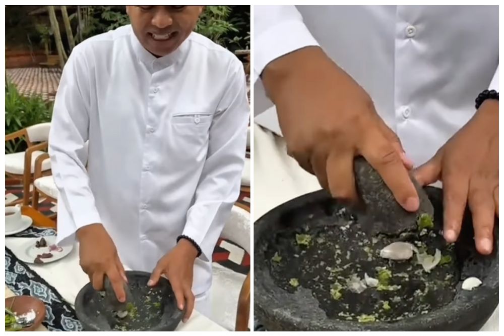 Momen Dedi Mulyadi bikin 3 jenis sambal buat Didit Prabowo & Happy Salma, intip resep dan filosofinya