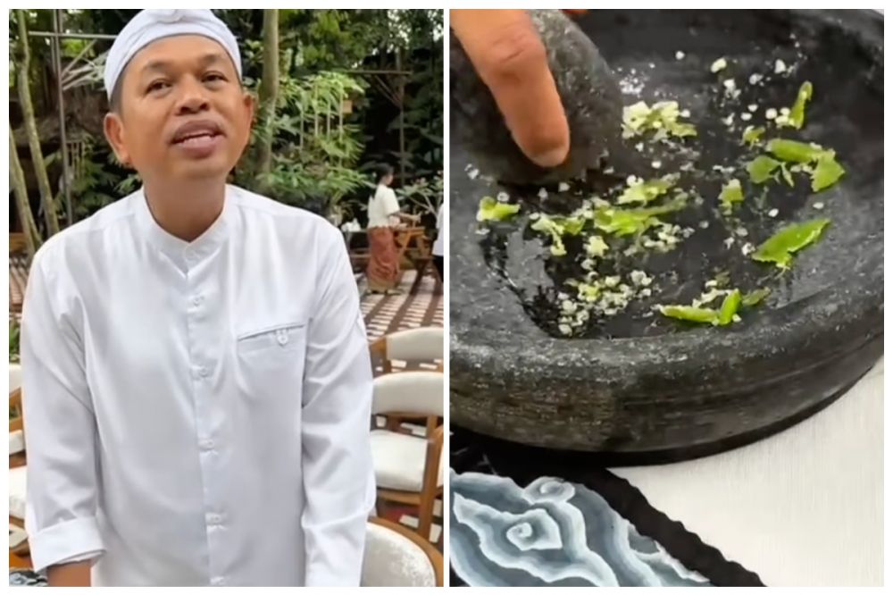 Momen Dedi Mulyadi bikin 3 jenis sambal buat Didit Prabowo & Happy Salma, intip resep dan filosofinya
