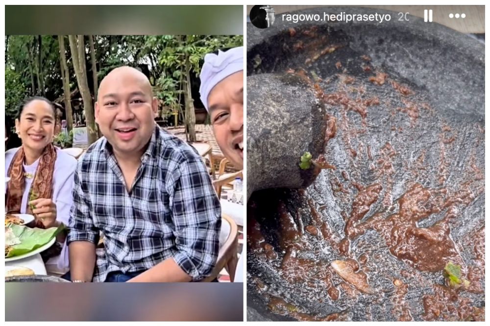 Momen Dedi Mulyadi bikin 3 jenis sambal buat Didit Prabowo & Happy Salma, intip resep dan filosofinya