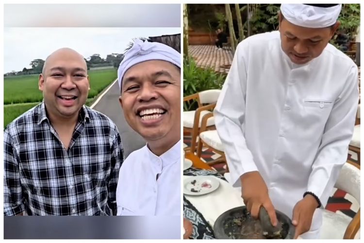 Momen Dedi Mulyadi bikin 3 jenis sambal buat Didit Prabowo & Happy Salma, intip resep dan filosofinya