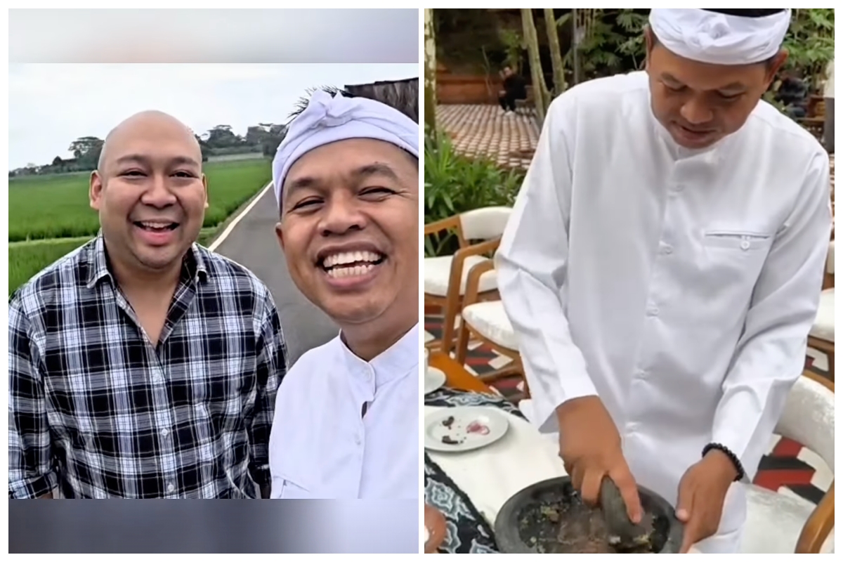 Momen Dedi Mulyadi bikin 3 jenis sambal buat Didit Prabowo & Happy Salma, intip resep dan filosofinya