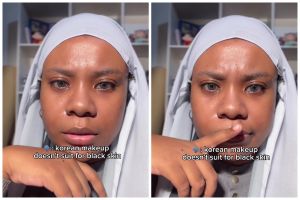 Identik dengan kulit putih, transformasi cewek tan skin dandan Korean makeup ini hasilnya bikin takjub
