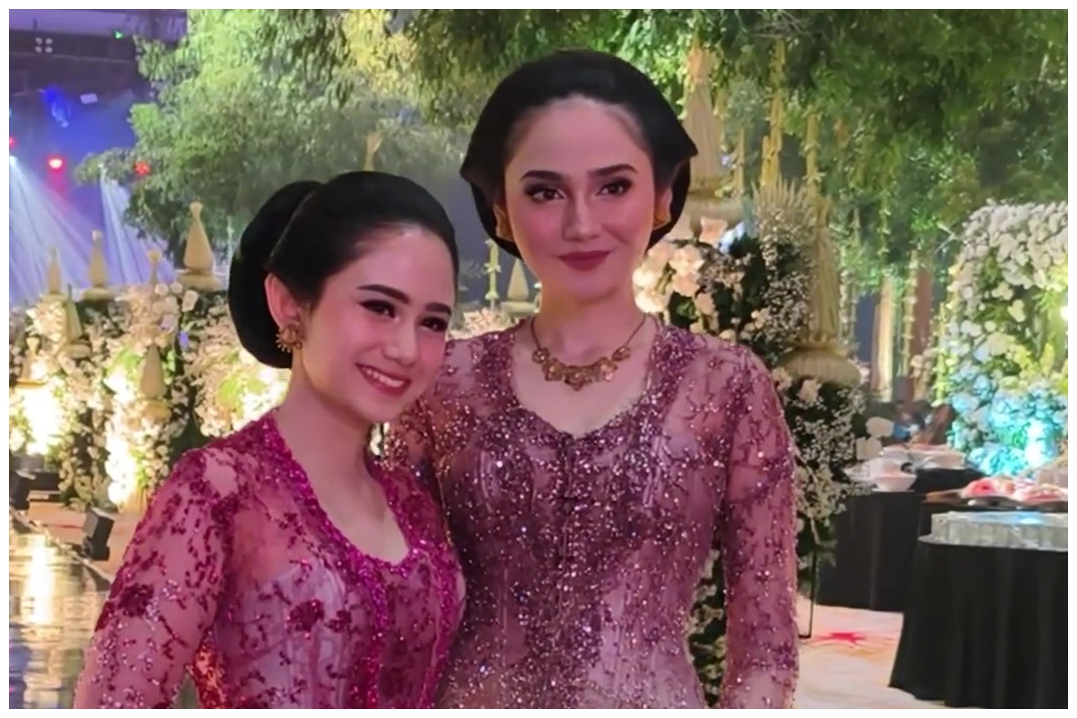 Fresh dengan riasan pinkish, 9 beda gaya makeup Syifa Hadju & Tissa Biani saat ngunduh mantu Al-Alyssa