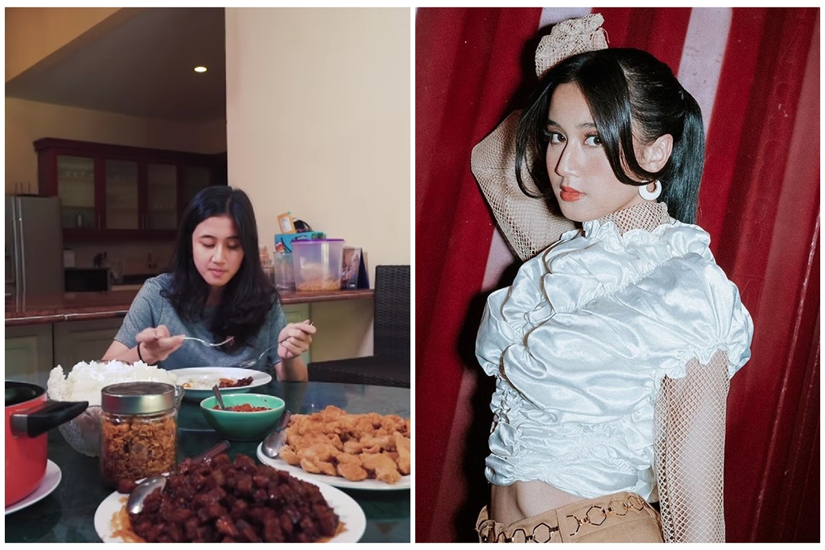 Kitchen islandnya mewah pakai marmer, intip 7 cara Keisya Levronka menata dapur jadul klasik