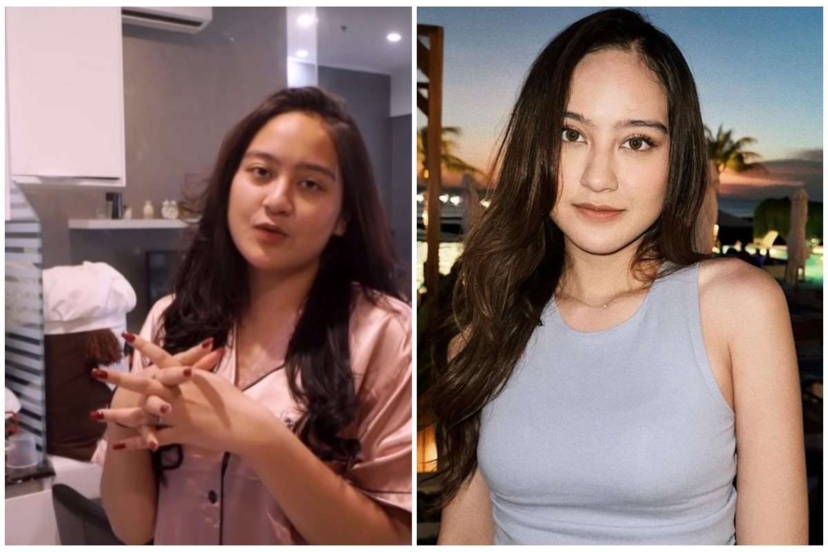 Tak ada sekat dengan kamar tidur, begini 6 cara Salshabilla Adriani menata dapur di apartemen