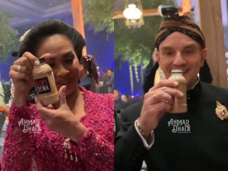 Dari Wong Solo sampai Kopi Dewa19, ini menu istimewa di Ngunduh Mantu Al Ghazali dan Alyssa Daguise