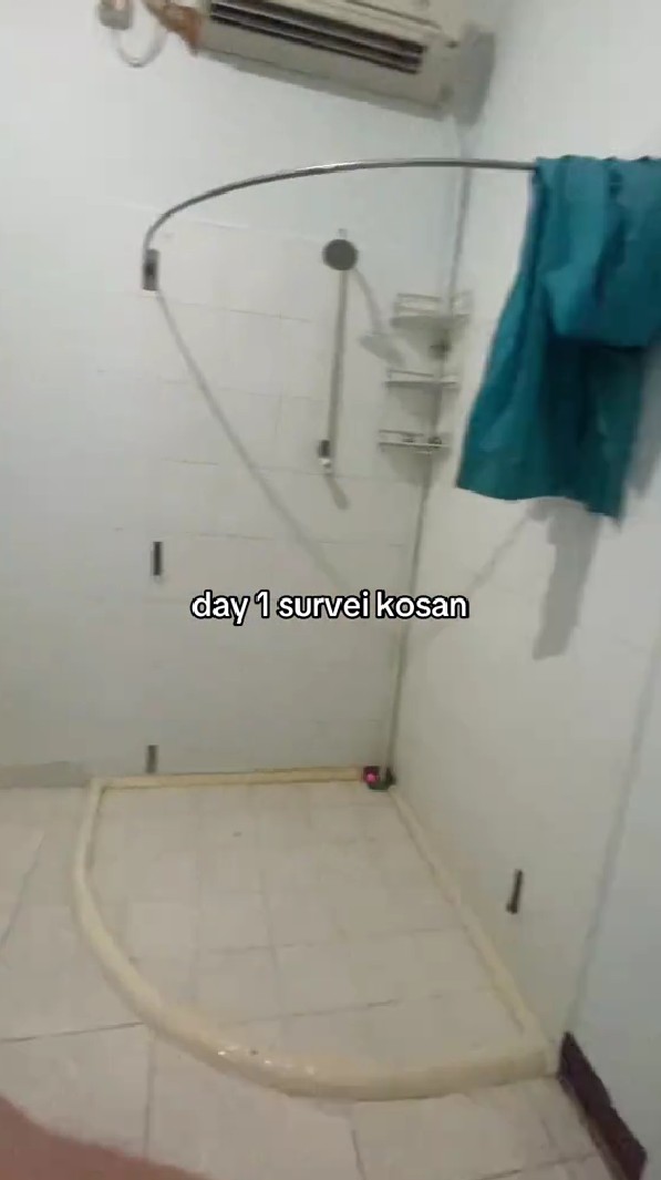 Viral potret kamar kos dapat fasilitas kamar mandi dalam, desainnya bikin bingung tanpa ada sekat
