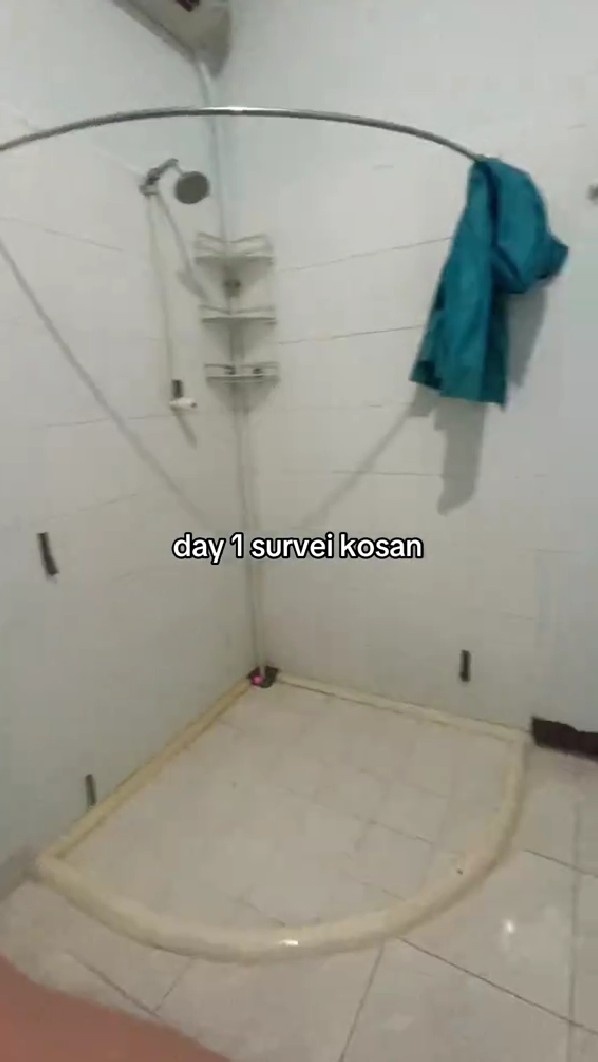 Viral potret kamar kos dapat fasilitas kamar mandi dalam, desainnya bikin bingung tanpa ada sekat