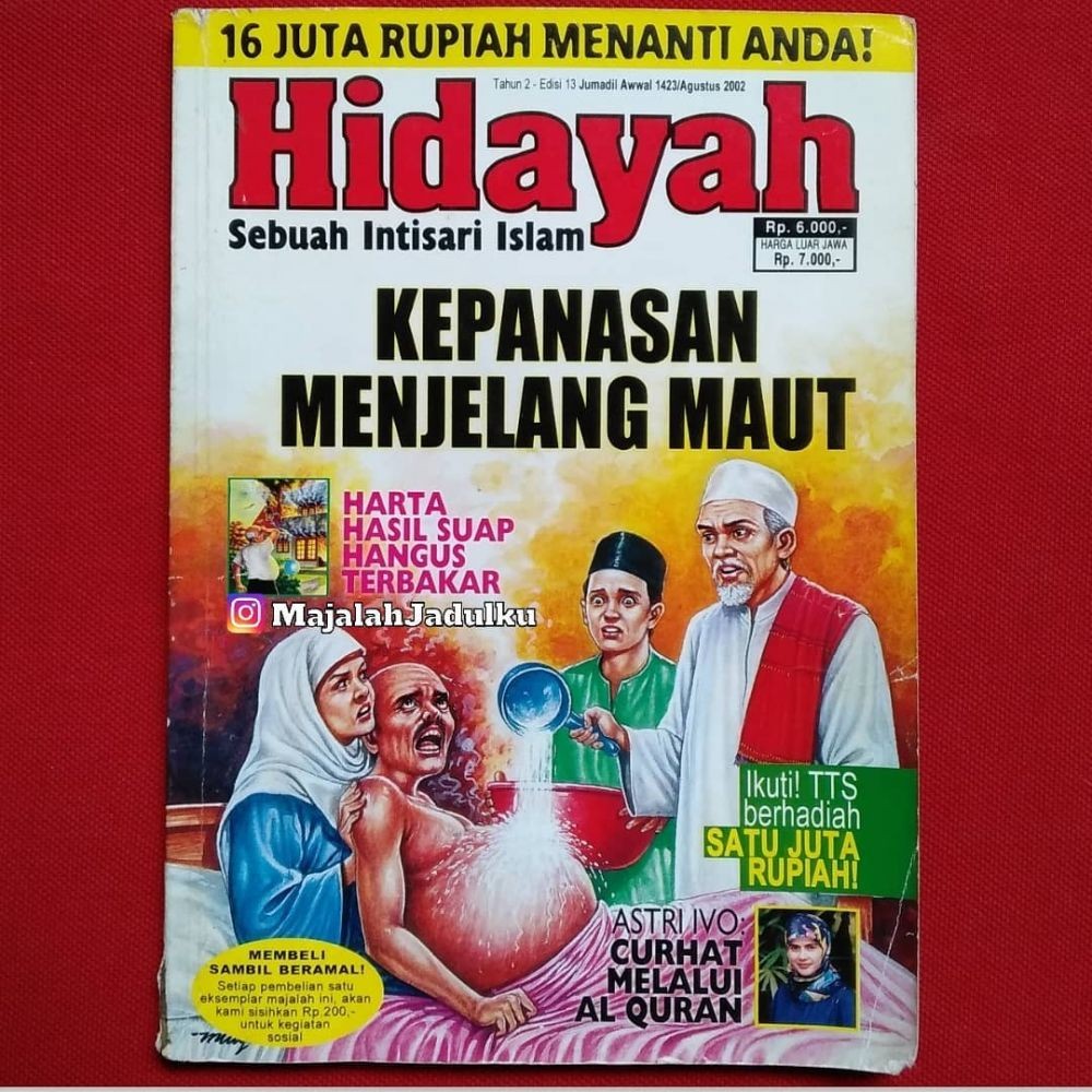 Dulu disebut seram dan penuh azab, 11 potret cover majalah religi jadul ini bikin nostalgia