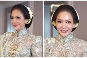 Elegan dengan berlian miliaran rupiah, Maia Estianty cuma pakai lipstik Rp20 ribuan di akad Al Ghazali