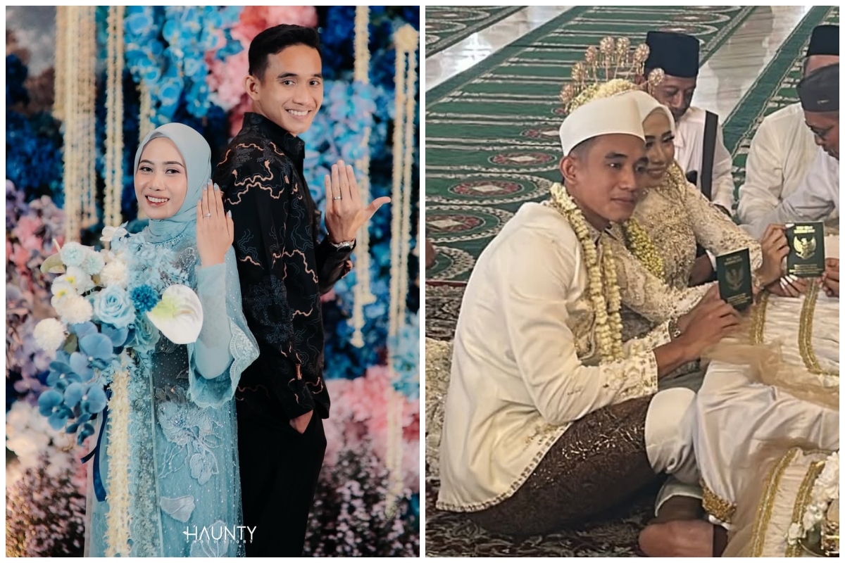 Rizky Ridho resmi nikahi Sendy Aulia, intip 9 potret akad nikahnya di masjid dengan mahar Rp 100 juta
