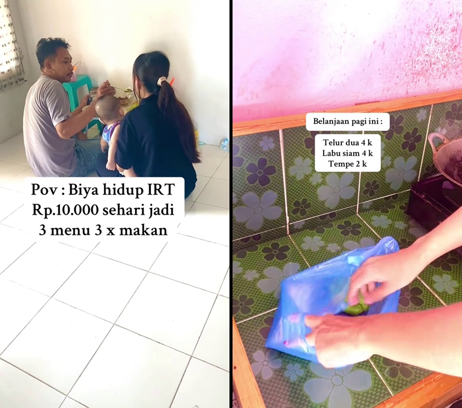 Terlalu irit, IRT ini bagikan cara atur uang 10 ribu per hari untuk 3 kali makan tuai pro-kontra