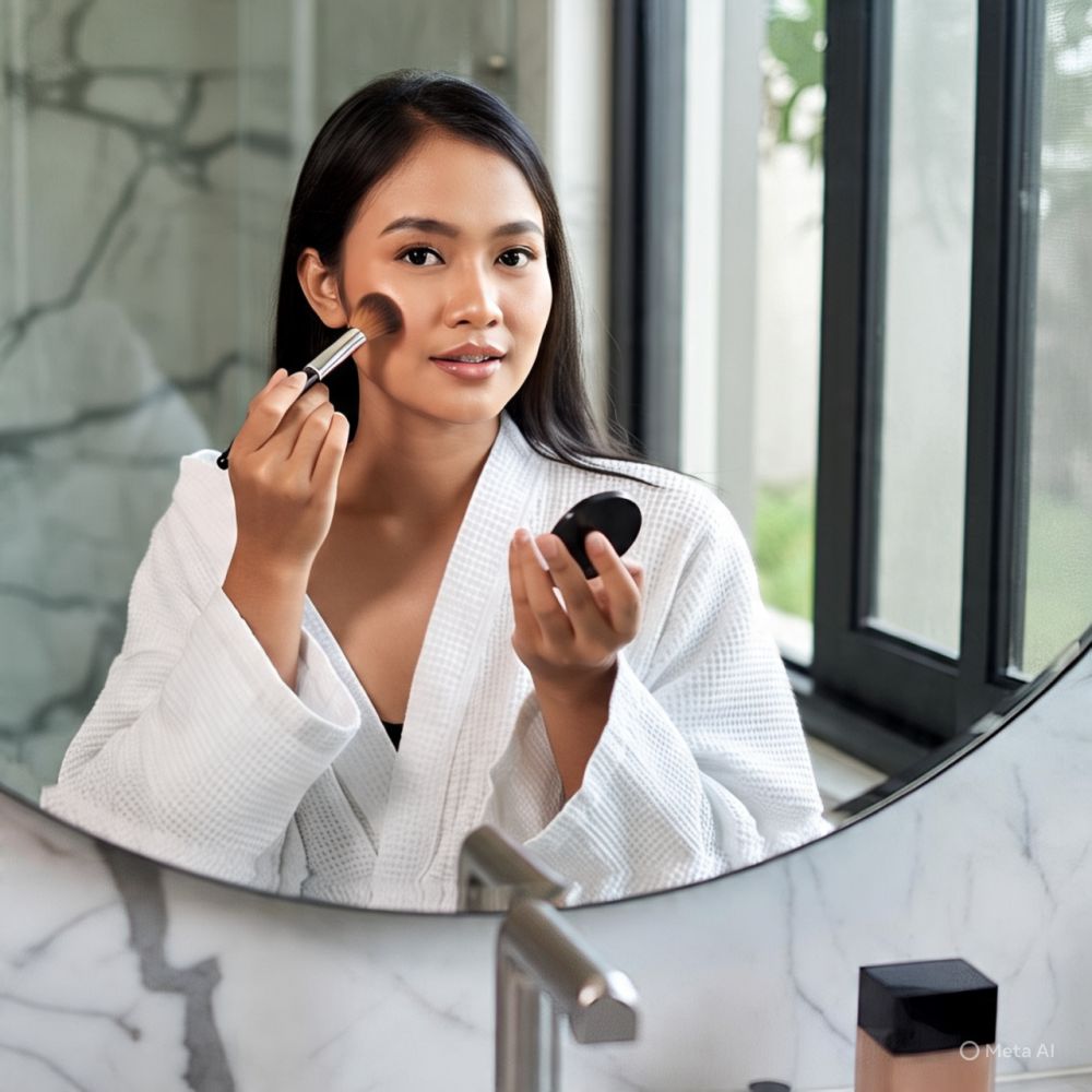 Urutan makeup simpel untuk pemula, 10 menit langsung glowing
