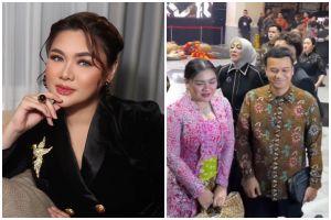 7 Potret terbaru Vicky Shu hadir di ngunduh mantu Al Ghazali, postur tubuh berisi bikin pangling