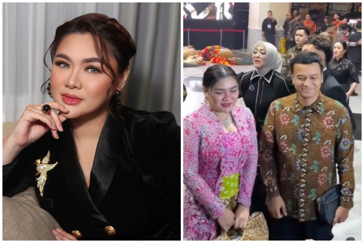 7 Potret terbaru Vicky Shu hadir di ngunduh mantu Al Ghazali, postur tubuh berisi bikin pangling