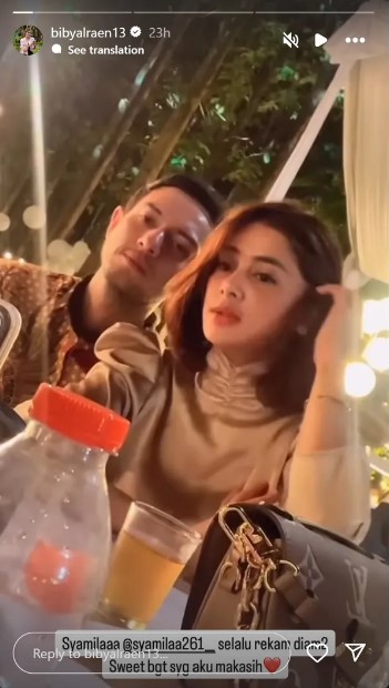 Biby Alraen istri Rifky Balweel putuskan lepas hijab, ini 7 potret terbarunya saat kondangan