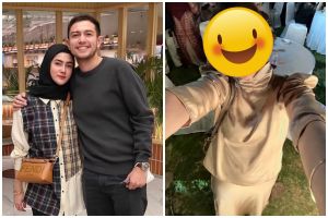 Biby Alraen istri Rifky Balweel putuskan lepas hijab, ini 7 potret terbarunya saat kondangan