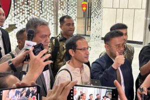 Komentar Nadiem Makarim usai diperiksa Kejagung nyaris 12 jam terkait korupsi pengadaan laptop